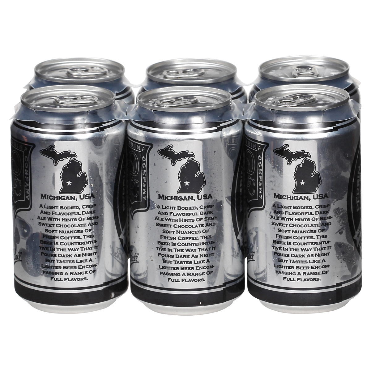 slide 6 of 6, Perrin Brewing Company Perrin Black Ale Beer - 6pk/12 fl oz Cans, 6 ct; 12 fl oz