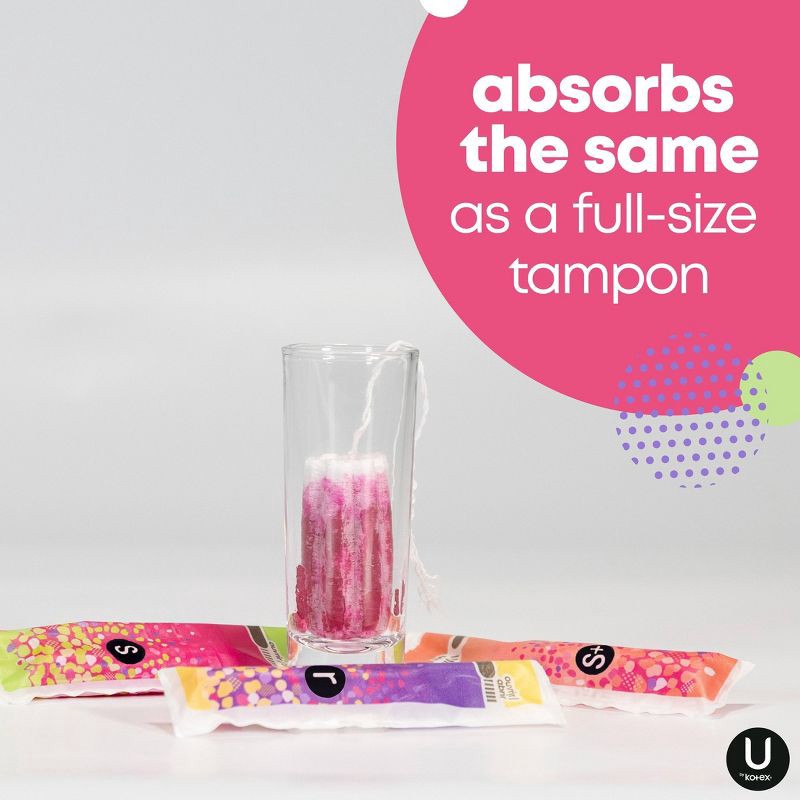 slide 16 of 18, U by Kotex Click Compact Unscented Tampons - Super Plus - 32ct, 32 ct