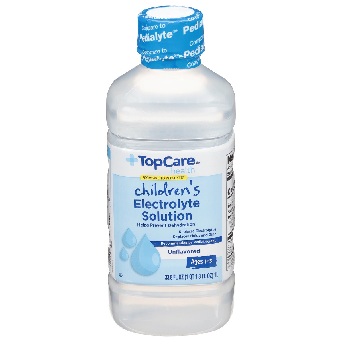 slide 1 of 9, Topcare Ped Electrolyte Unflvd, 33.8 oz