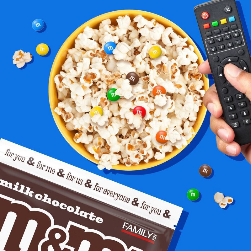slide 4 of 9, M&M's Family Size Milk Chocolate Candy - 18oz, 18 oz