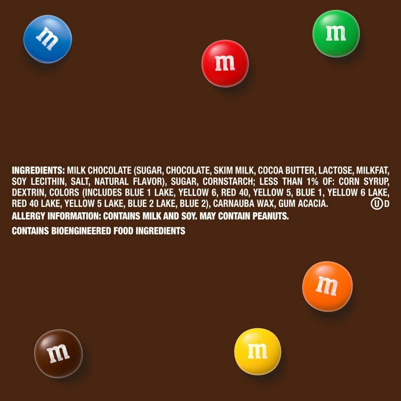 slide 8 of 9, M&M's Family Size Milk Chocolate Candy - 18oz, 18 oz