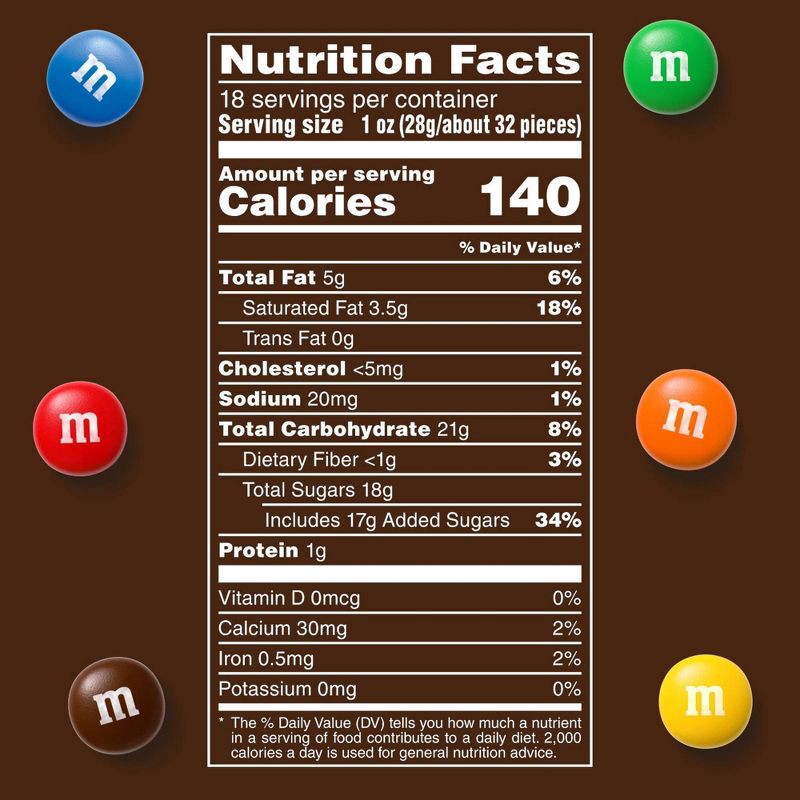 slide 9 of 9, M&M's Family Size Milk Chocolate Candy - 18oz, 18 oz