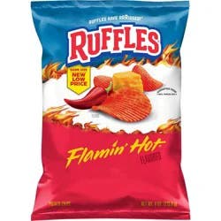 Ruffles Flamin' Hot Potato Chips - 8oz