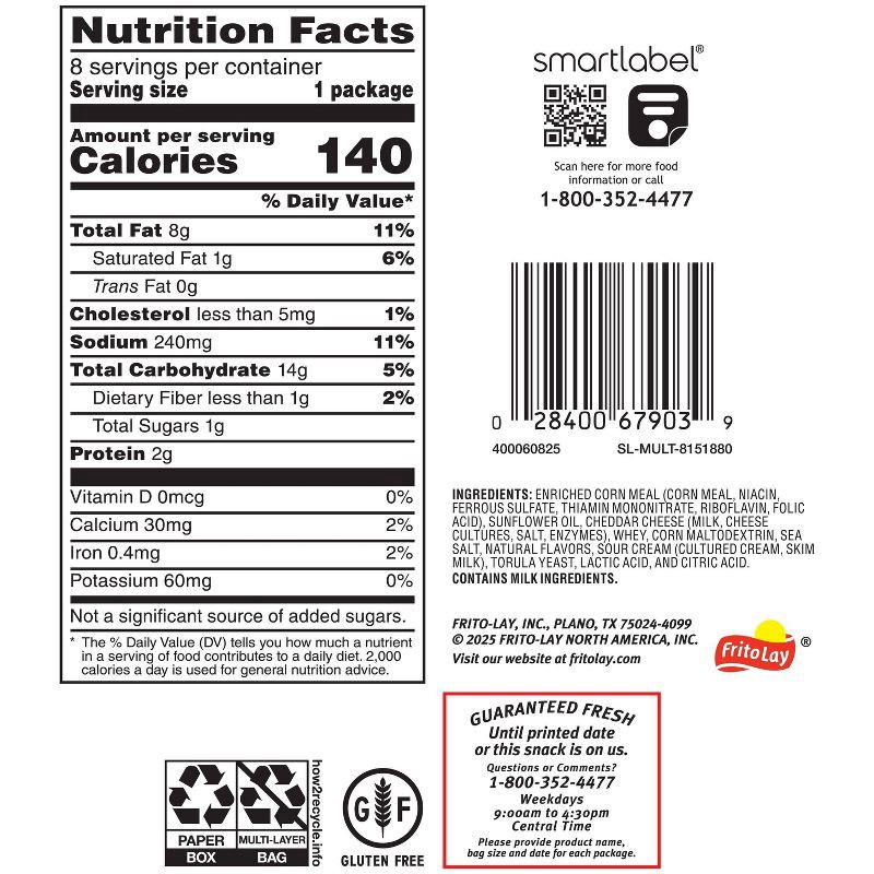 slide 10 of 10, Cheetos Snack Pack Simply White Cheddar Puffs Multipack- 8ct/7oz, 8 ct; 7 oz