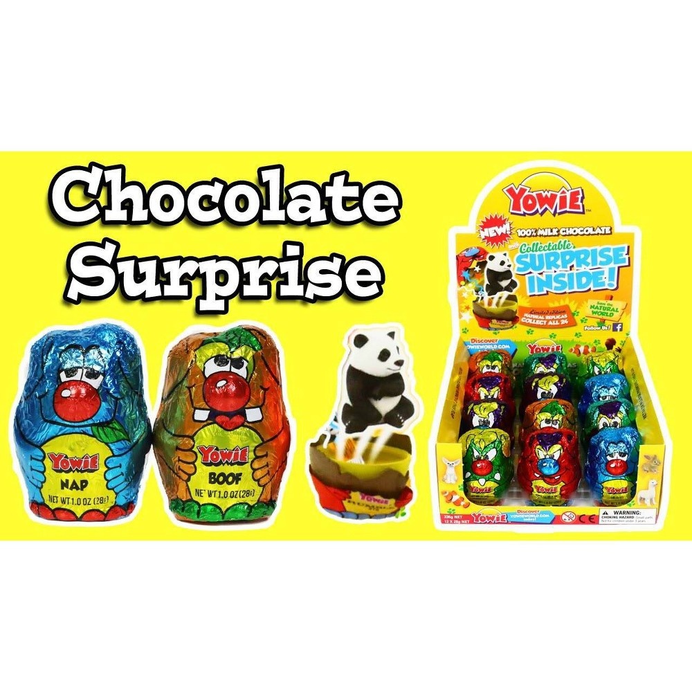 slide 3 of 3, Yowie Chocolates, 1 oz