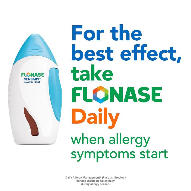 slide 8 of 14, Flonase Sensimist 24-Hour Allergy Relief Nasal Spray - Fluticasone Furoate - 0.2 fl oz, 0.2 fl oz