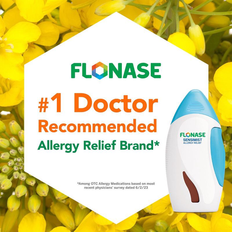 slide 9 of 14, Flonase Sensimist 24-Hour Allergy Relief Nasal Spray - Fluticasone Furoate - 0.2 fl oz, 0.2 fl oz