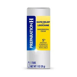 Preparation H Rapid Relief Hemorrhoid Symptom Treatment Cream with Lidocaine - 1oz