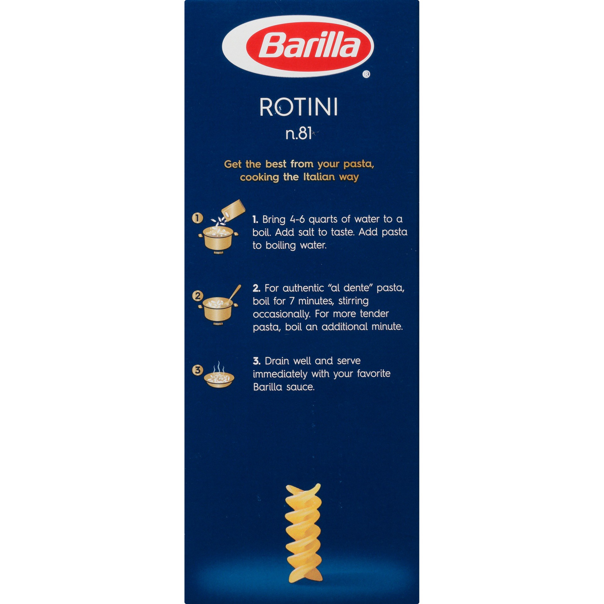 slide 2 of 8, Barilla Rotini Pasta, 16 oz
