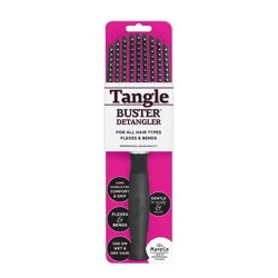 KareCo Tangle Buster Mini Detangler Brush Black