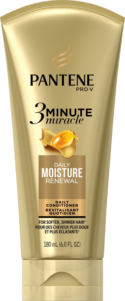 slide 1 of 3, Pantene Daily Moisture Renewal 3 Minute Miracle Daily Conditioner, 6.0 fl oz, 6 fl oz