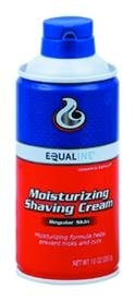 slide 1 of 1, Equaline Shaving Cream, Moisturizing, Regular Skin, 10 Ounce, 10 oz