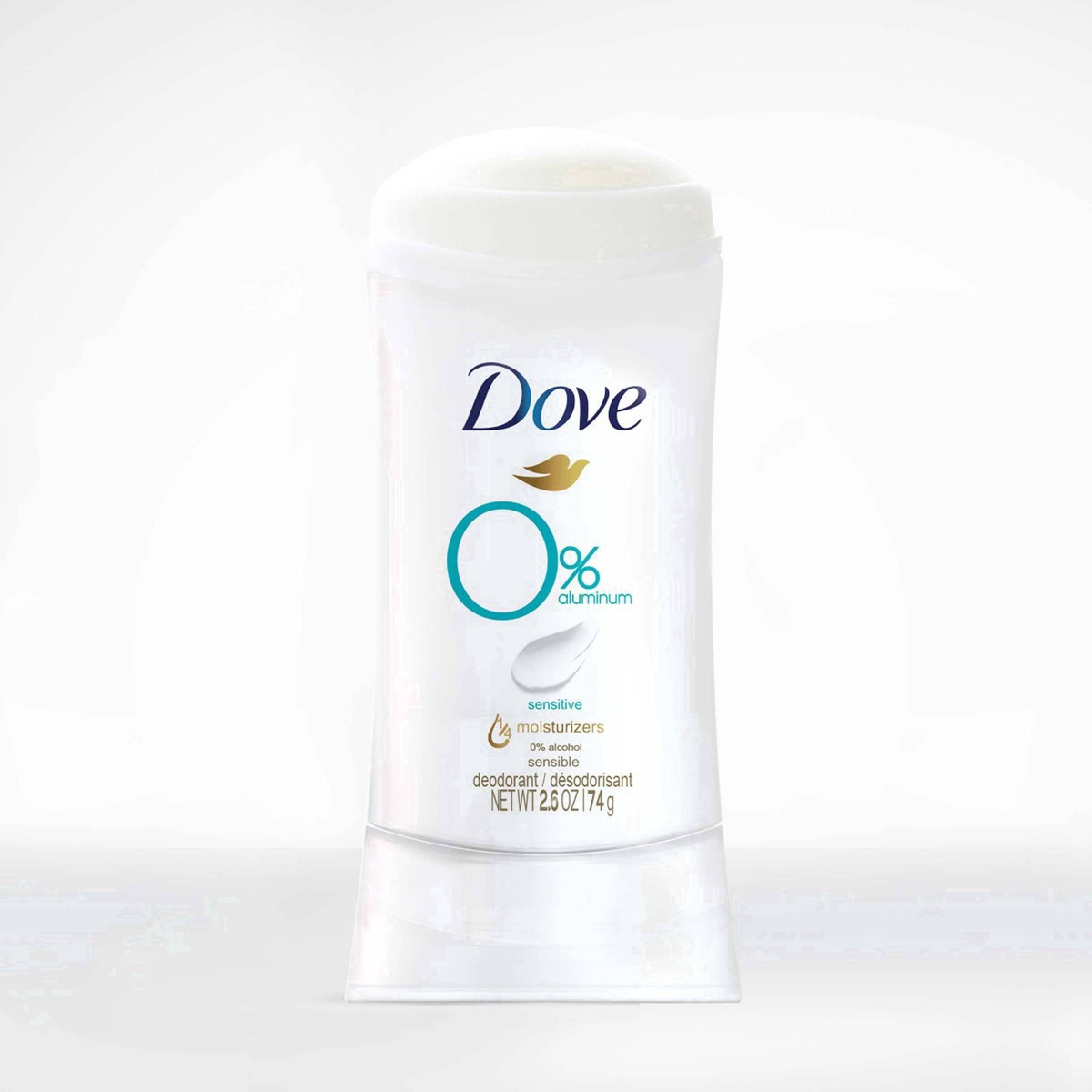 slide 61 of 81, Dove 0% Aluminum Deodorant Stick Sensitive, 2.6 oz1 Count, 2.6 oz