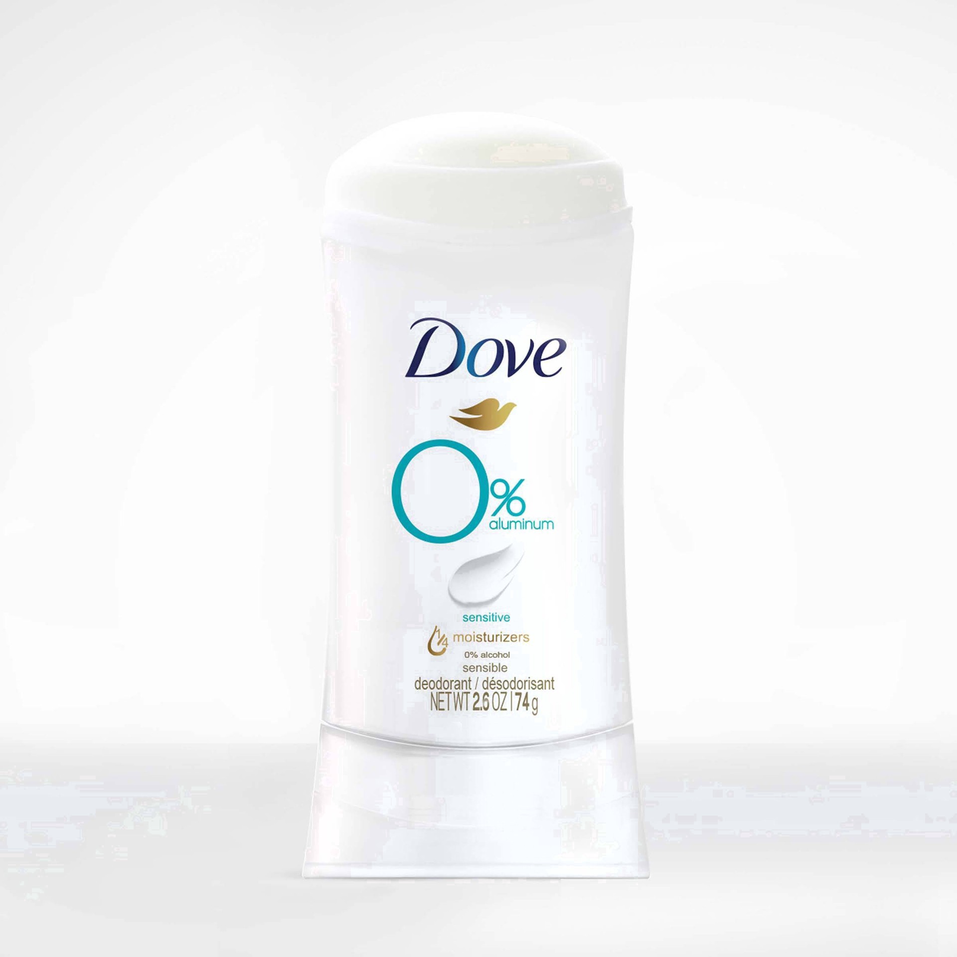 slide 9 of 81, Dove 0% Aluminum Deodorant Stick Sensitive, 2.6 oz1 Count, 2.6 oz