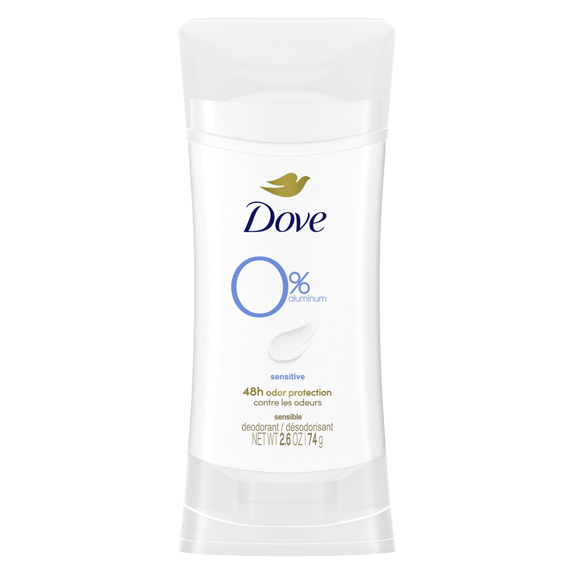 slide 1 of 81, Dove 0% Aluminum Deodorant Stick Sensitive, 2.6 oz1 Count, 2.6 oz