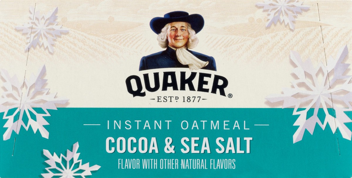 slide 2 of 10, Quaker Cocoa & Sea Salt Instant Oatmeal 6 ea, 6 ct