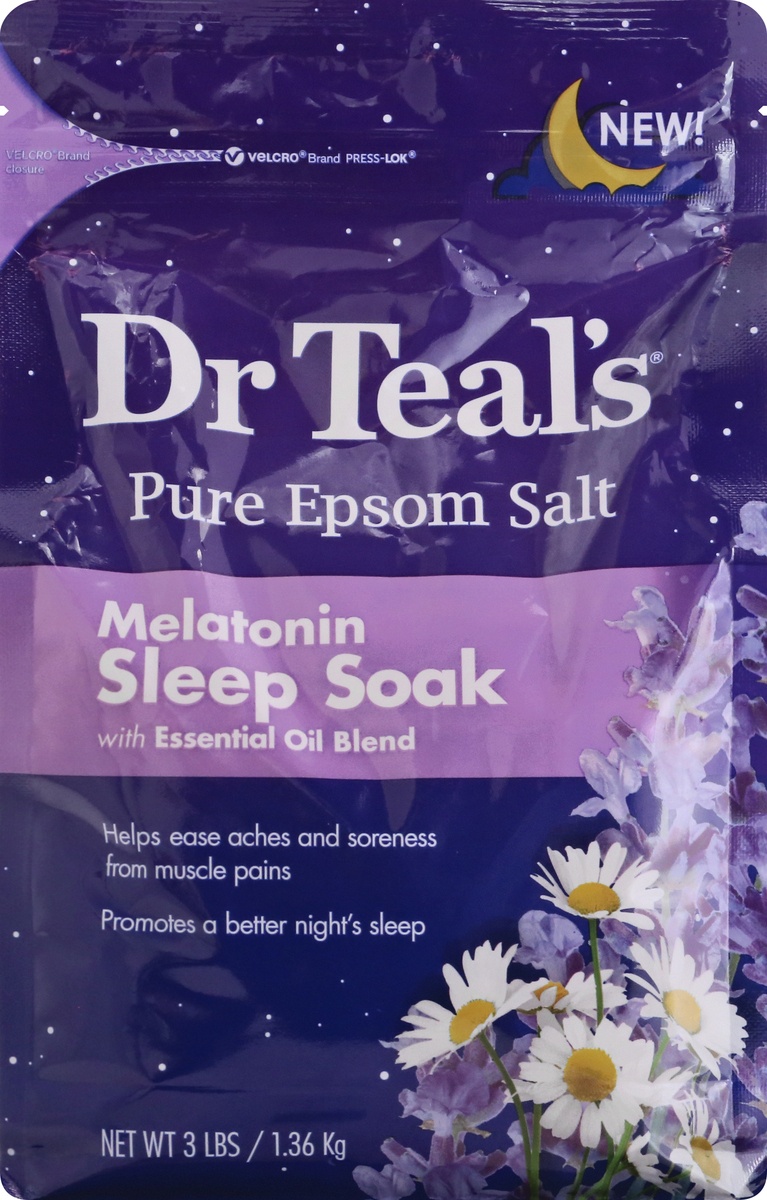 Dr Teal s Melatonin Sleep Epsom Bath Soaks 48 Oz Shipt