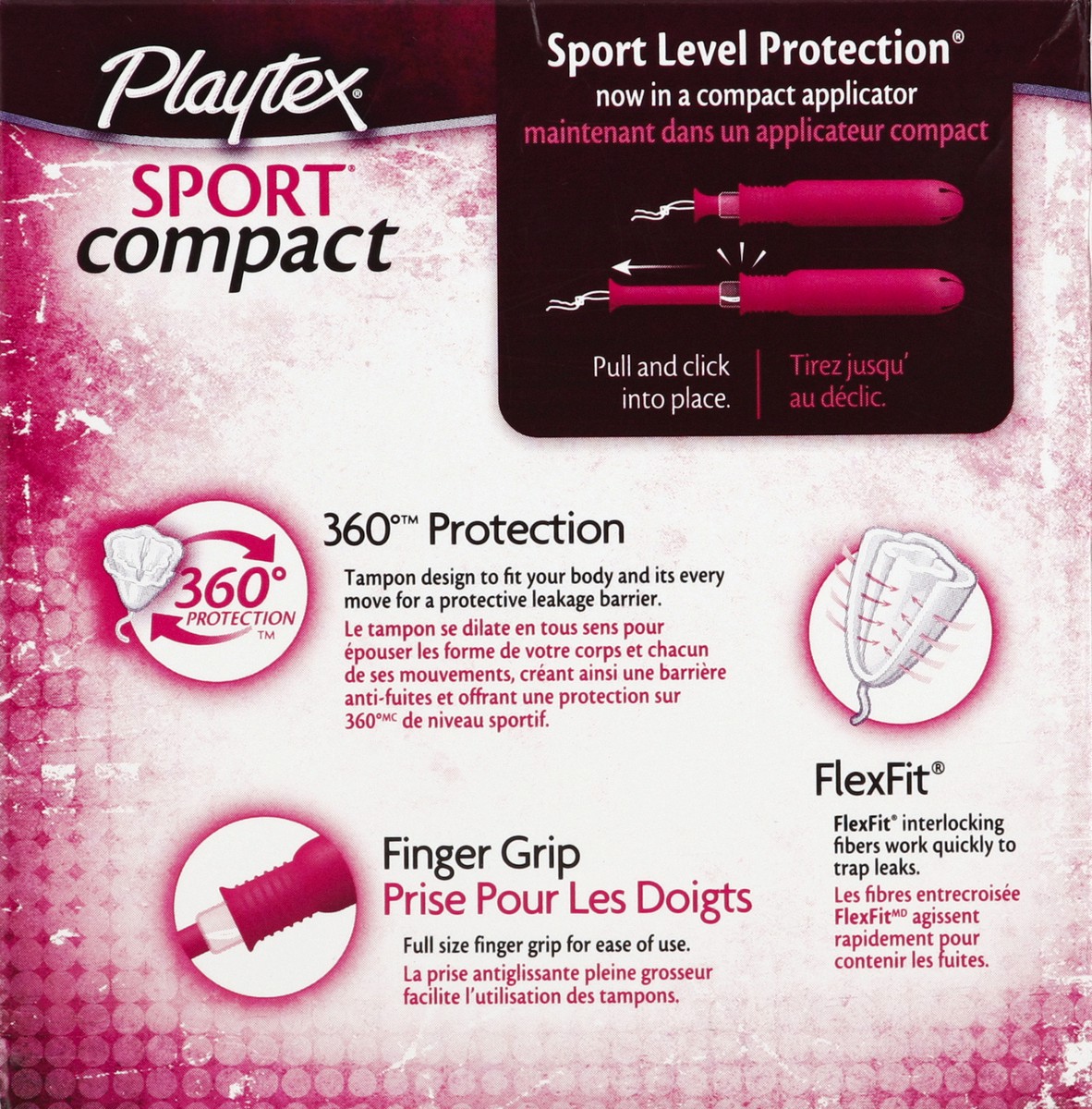 slide 4 of 5, Playtex Sport Regular Absorbency Compact Tampons, 18 Tampons, 18 ct