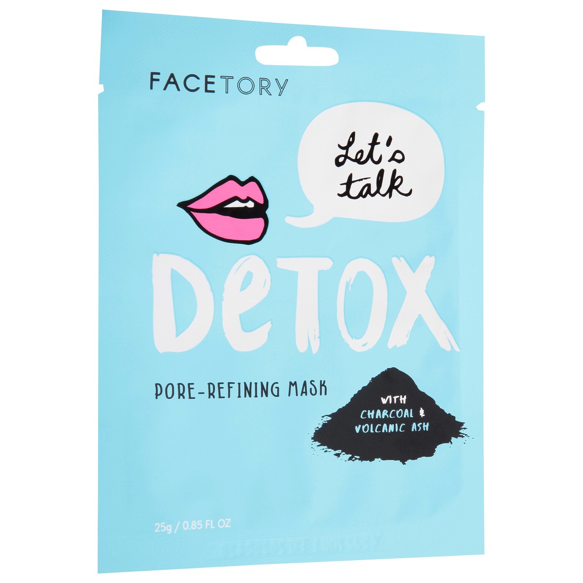 slide 5 of 12, FaceTory Detox Pore-Refining Mask with Charcoal & Volcanic Ash 0.85 fl oz, 0.85 fl oz