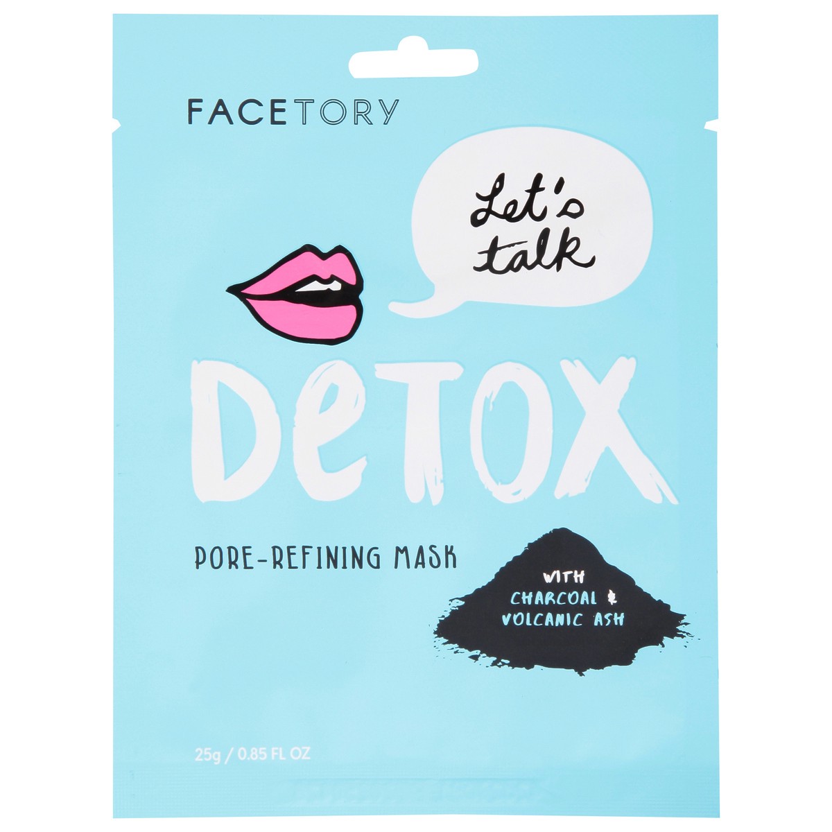 slide 4 of 12, FaceTory Detox Pore-Refining Mask with Charcoal & Volcanic Ash 0.85 fl oz, 0.85 fl oz