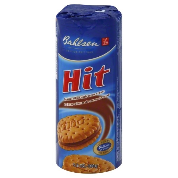 slide 1 of 1, Bahlsen Hit Biscuits with a Chocolate Flavored Filling, 5.3 oz