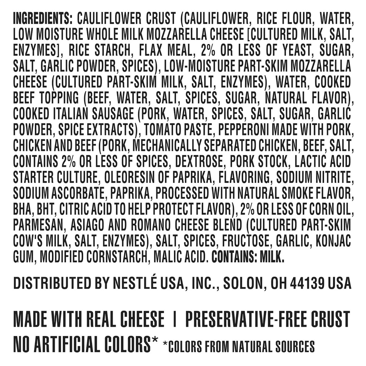 slide 6 of 13, Vital Pursuit Cauliflower Crust Three Meat Pizza, High Protein, Gluten Free, Portion Aligned Meal, Air Fryer Ready, 6.5oz, 6.5 oz