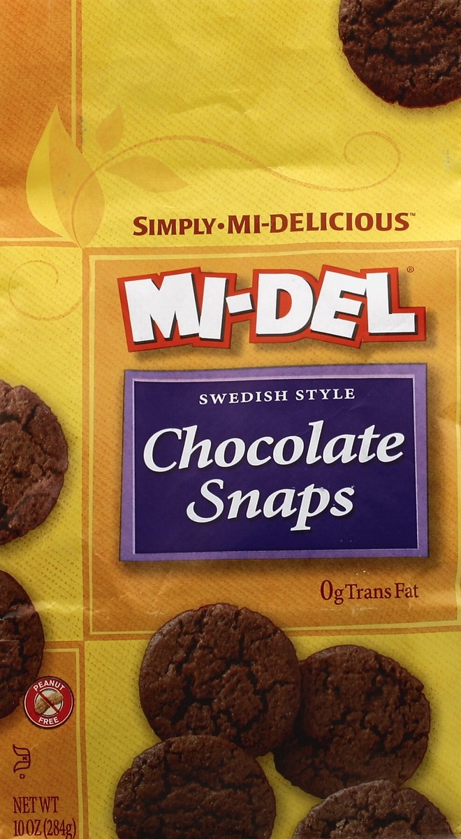 slide 3 of 4, MI-Del Cookies Chocolate Snaps, 10 oz
