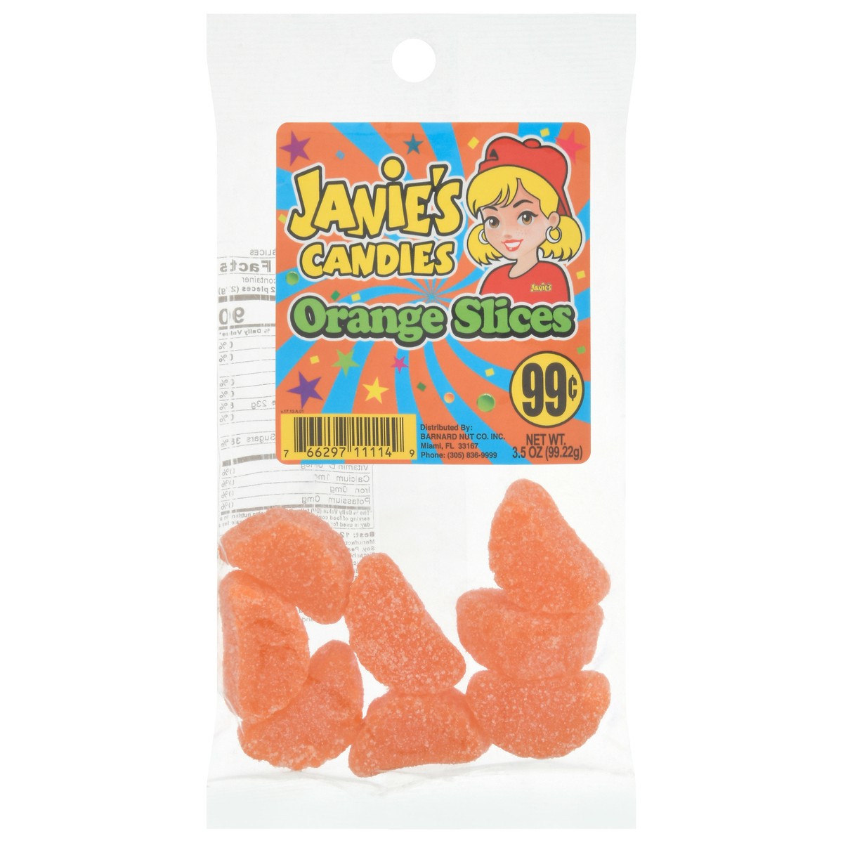 slide 3 of 13, Janie's Candies Orange Slices Candy 3.5 oz, 3.50 ct