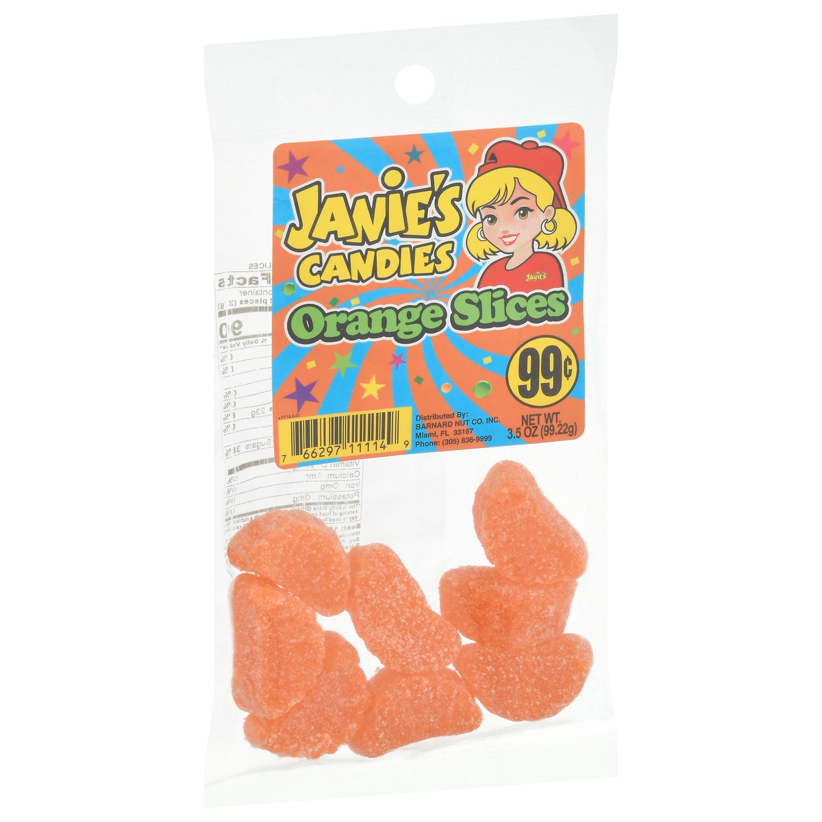 slide 9 of 13, Janie's Candies Orange Slices Candy 3.5 oz, 3.50 ct