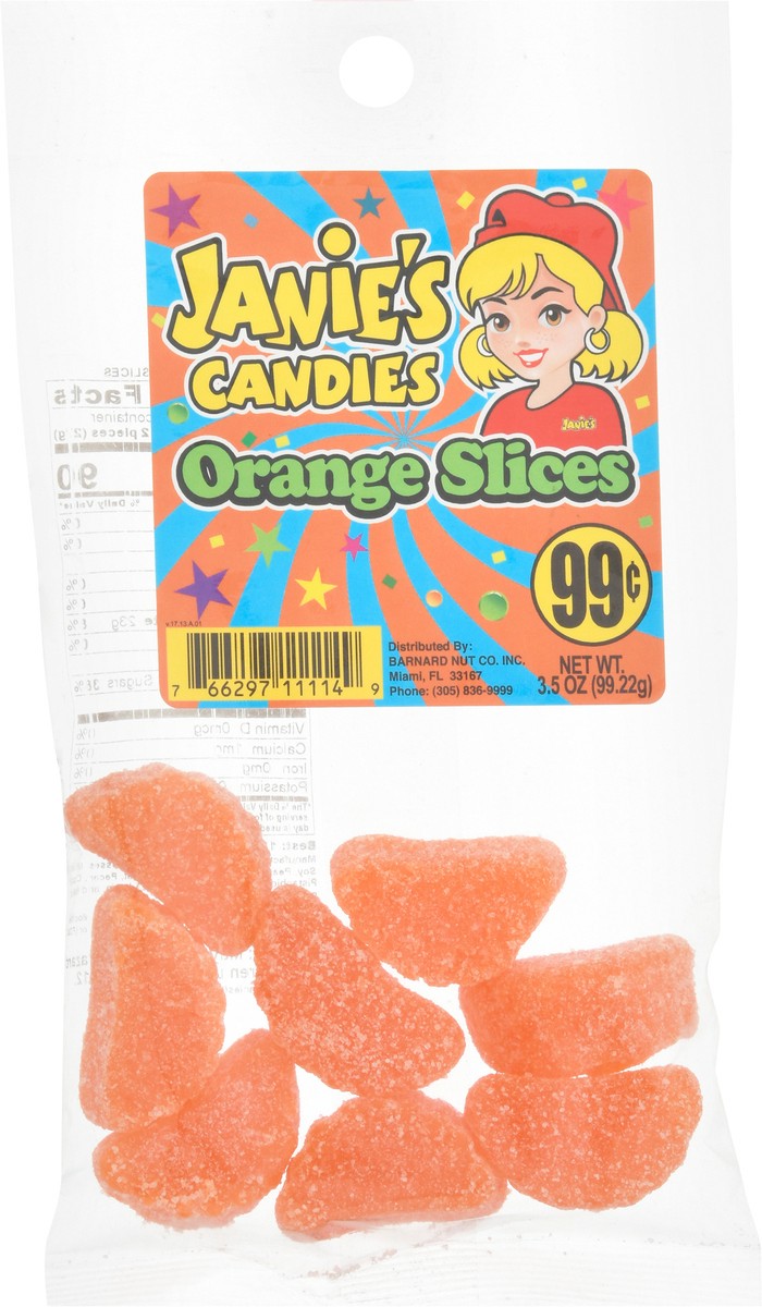 slide 10 of 13, Janie's Candies Orange Slices Candy 3.5 oz, 3.50 ct