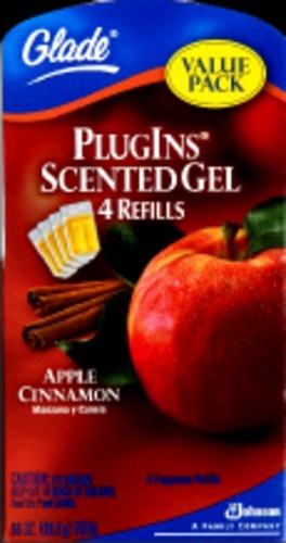 slide 1 of 1, Glade Plug In Apple Cinnamon, 1 ct