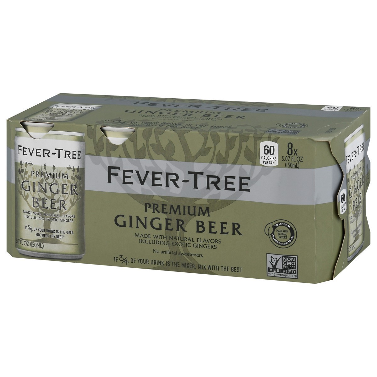 slide 2 of 9, Fever-Tree Fever Tree Ginger Beer - 40.56 oz, 8 ct; 5.08 oz