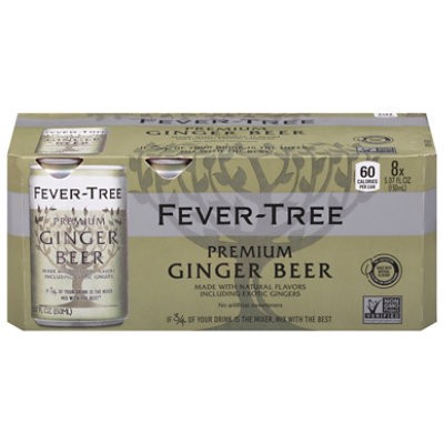 slide 1 of 9, Fever-Tree Fever Tree Ginger Beer - 40.56 oz, 8 ct; 5.08 oz