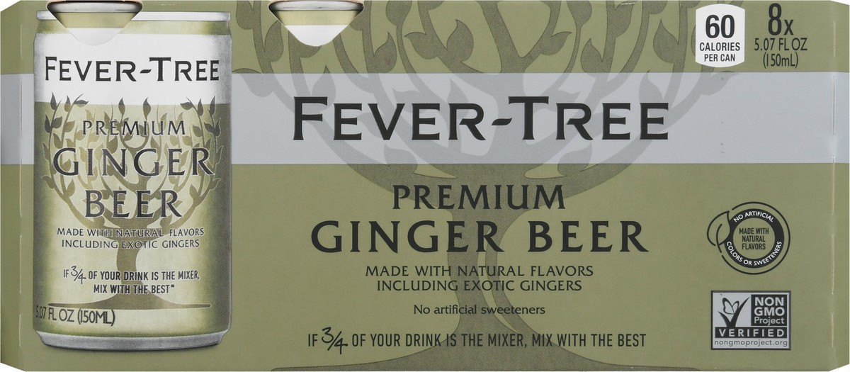 slide 4 of 9, Fever-Tree Fever Tree Ginger Beer - 40.56 oz, 8 ct; 5.08 oz