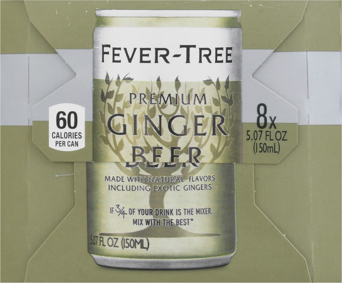 slide 5 of 9, Fever-Tree Fever Tree Ginger Beer - 40.56 oz, 8 ct; 5.08 oz