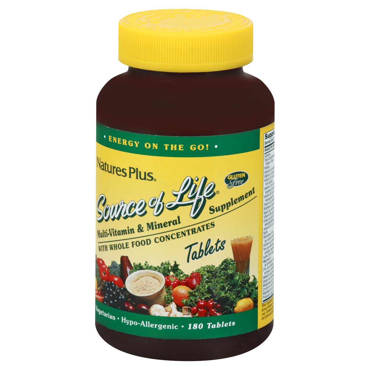 slide 8 of 12, Nature's Plus Source of Life Tablets Multi-Vitamin & Mineral Supplement 180 ea, 180 ct