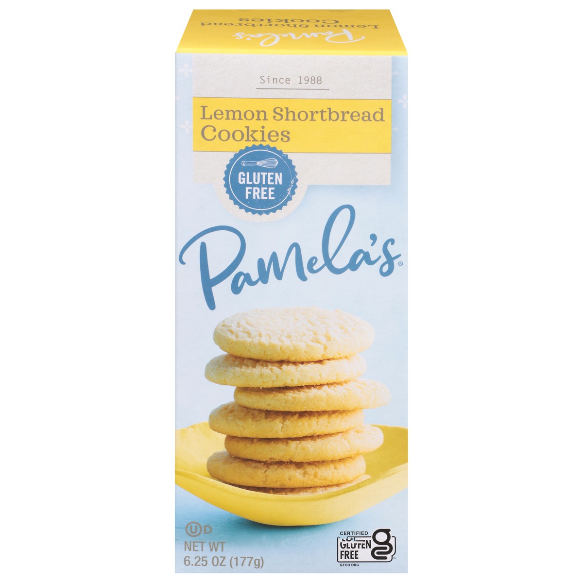 slide 14 of 16, Pamela's Pamelas Cookies Lemon Shortbread - 6 Oz, 6 oz
