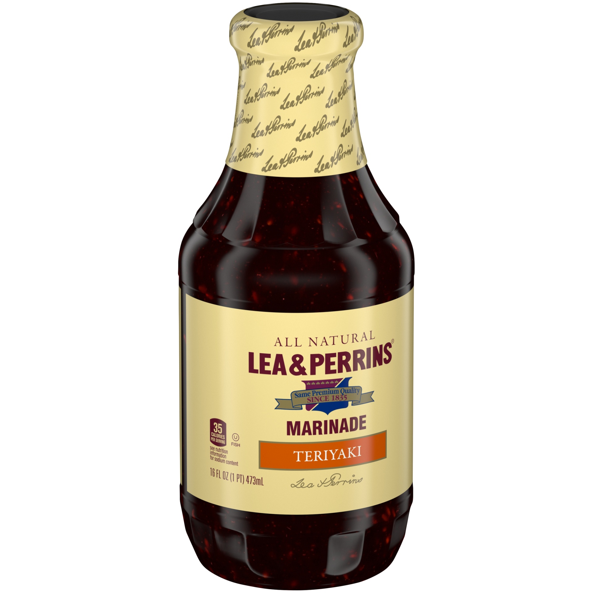 slide 6 of 10, Lea & Perrins Teriyaki Marinade Bottle, 16 oz