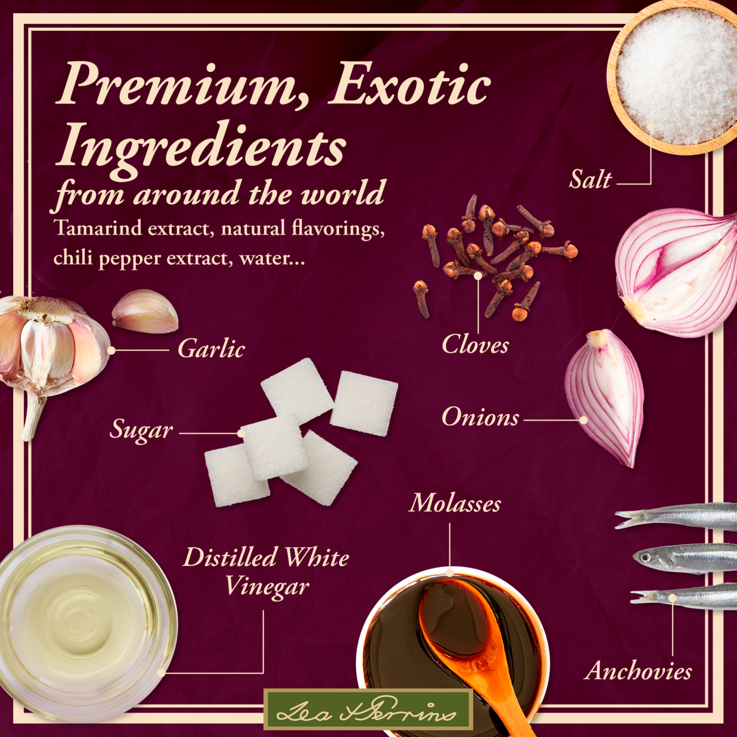 slide 2 of 5, Lea & Perrins Reduced Sodium Worcestershire Sauce, 10.0 fl oz Bottle, 10 fl oz