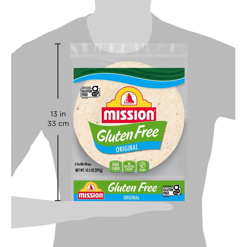 slide 3 of 9, Mission Taco Size Gluten Free Tortillas - 10.5oz/6ct, 6 ct; 10.5 oz