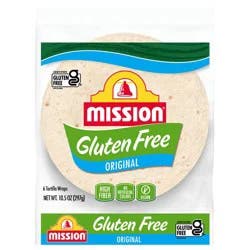 Mission Taco Size Gluten Free Soft Original Flour Tortillas - 10.5oz/6ct