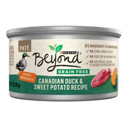Purina Beyond Grain Free Paté Premium Wet Cat Food Duck & Sweet Potato Recipe - 3oz