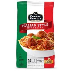Cooked Perfect Italian Style Meatballs - Frozen - 26oz
