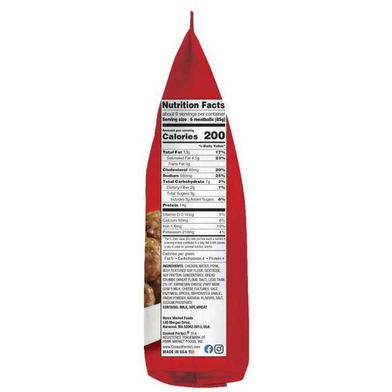 slide 7 of 7, Cooked Perfect Homestyle Meatballs - Frozen - 28oz, 28 oz