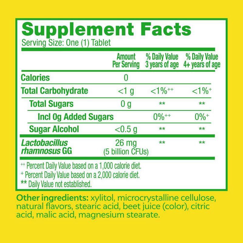 slide 3 of 16, Culturelle Kids Daily Probiotic Chewable Tablets for Immune Support, Digestive and Oral Health - Berry - 30ct, 30 ct