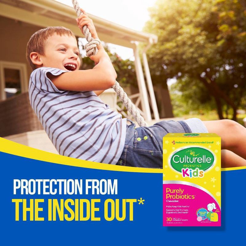 slide 15 of 16, Culturelle Kids Daily Probiotic Chewable Tablets for Immune Support, Digestive and Oral Health - Berry - 30ct, 30 ct
