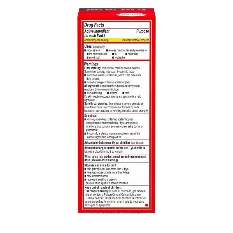 slide 2 of 11, Children's Tylenol Pain + Fever Relief Liquid - Acetaminophen - Bubble Gum - 4 fl oz, 4 fl oz