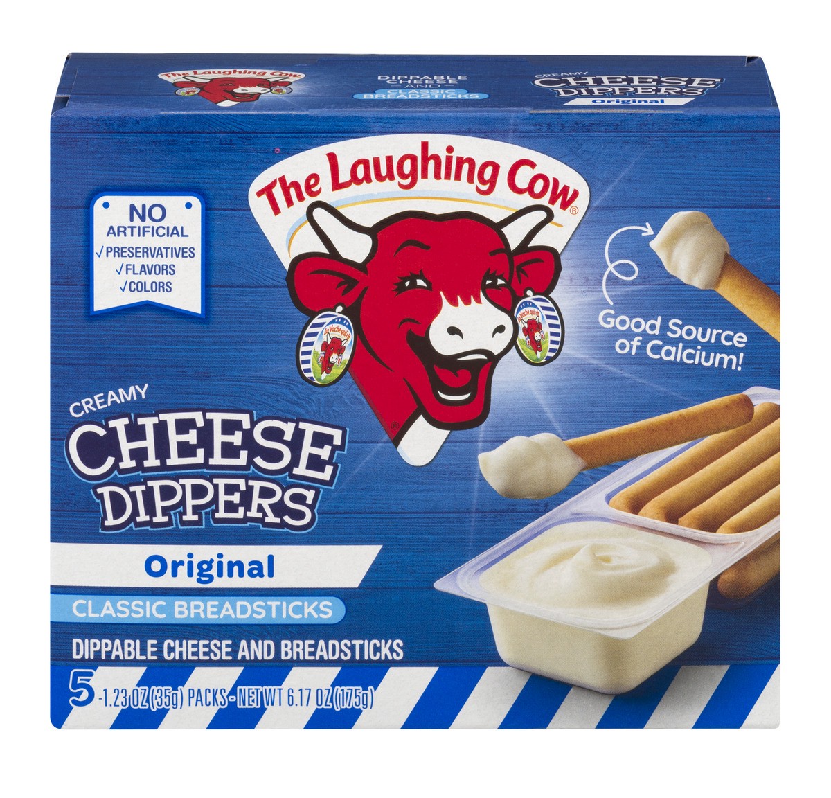 slide 1 of 9, The Laughing Cow Cheese Snacks, 6.17 oz