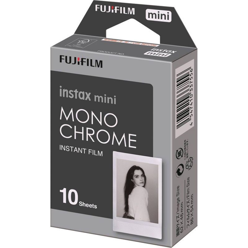 slide 3 of 4, Fujifilm INSTAX MINI Monochrome Instant Film, 1 ct