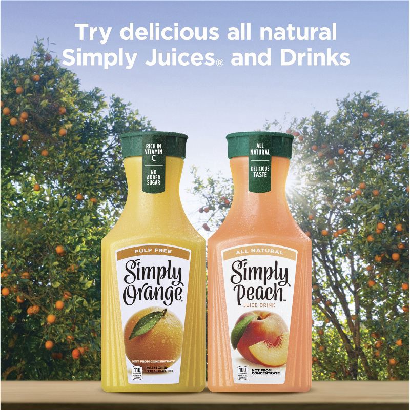 slide 6 of 10, Simply Beverages Simply Peach Juice Drink - 52 fl oz, 52 fl oz